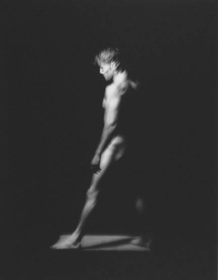 Triptych 3, Three Studies for the Spectralisation of a Figure in Movement, 23 July 1991, Chicago Studio