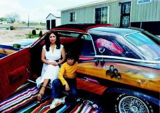 Irene Jaramillo, San Juan Pueblo, '60 Ford LTD, from the "Lowriders: Portraits from New Mexico" portfolio