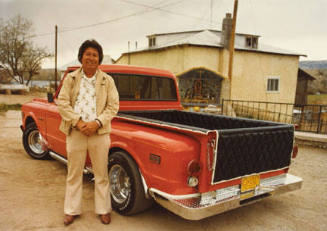 Ross Martinez, Chimayo, '72 Chevy Pick-Up, from the "Lowriders: Portraits from New Mexico" portfolio