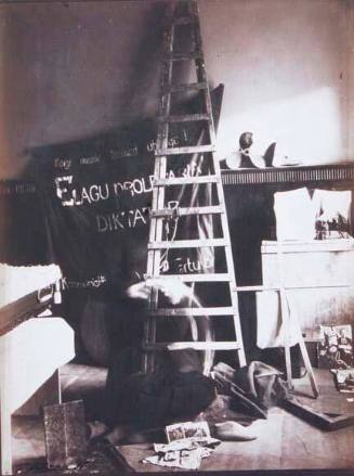 Untitled (studio with ladder)