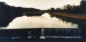 Oatka Creek, Leroy, New York, August 1989, from the "Waterfall" series