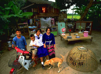 The Natomo Family, Kouakourou, Mali, 6:30 a.m., March 27, 1993