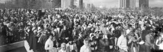 Crowd at Pope's Visit, Chicago