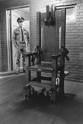 The electric chair, from "Conversations with the Dead"