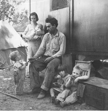 Texas tenant farmer in California. Marysville Migrant Camp (R.A)