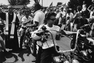 Seventeenth Annual World's Largest Motorcycle Blessing, St. Christopher Shrine, Midlothian, Illinois, from the "Bikeriders" series