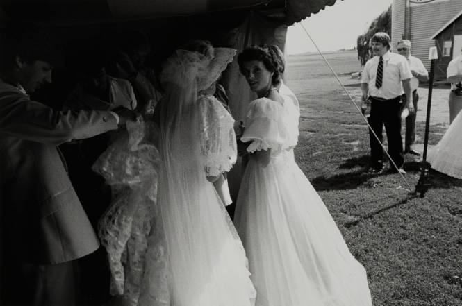 Christy Sellner at her Friend's Wedding, Sleepyeye, Minnesota