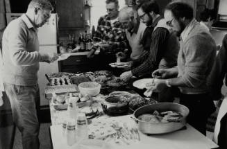 Christmas Day Dinner, Julia Sellner's House, Sleepyeye, Minnesota, from the "Farm Families" project