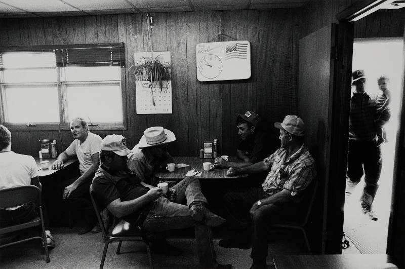 Coffeeshop, Auction Barn, Sleepyeye, Minnesota, from the "Farm Families" project