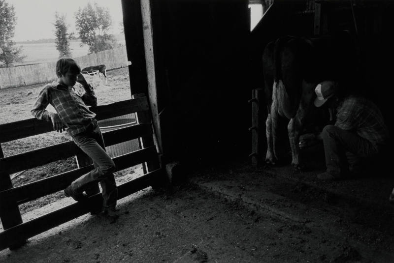 Joe Shea and his Son, Jim, Hazelton, North Dakota