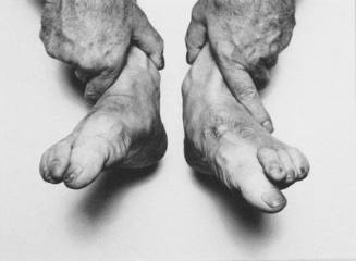 Self Portrait (Hands holding feet), 1985