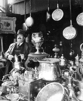 Man in Copper Shop