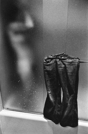 Shower and Jeans, Aspen, Colorado