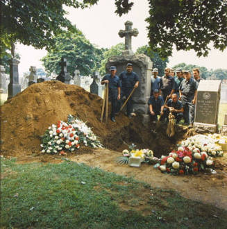 Cemetery Workers and Greens Attendants Union Local 365 S.E.I.U. A.F.L. C.I.O., Ridgewood, New York, from "Groups in America" portfolio