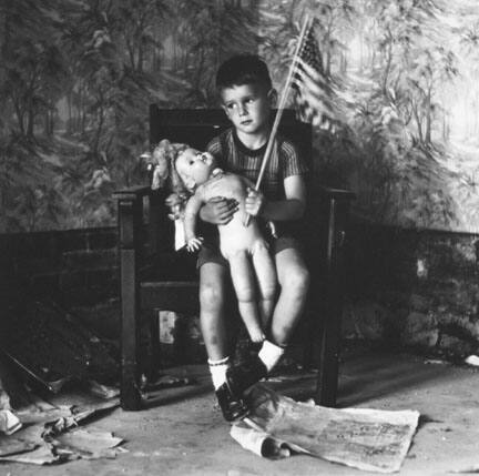 Untitled (Boy with Flag), from "Portfolio Three: the Work of Ralph Eugene Meatyard"