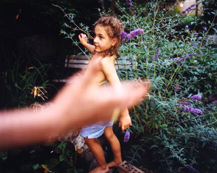 Emma and Butterfly Bush