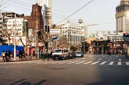 Nanjing Road West, from the "A Changing Shanghai" series