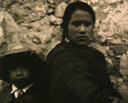 Young Woman and Boy, Toluca, from "The Mexican" portfolio