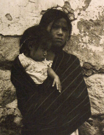 Girl With Child, from "The Mexican" portfolio