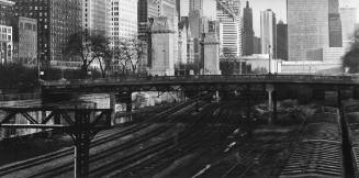 The Avenue and The I.C. Tracks, From "Michigan Avenue, from "The Best Laid Plans" portfolio