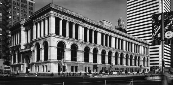 Chicago Public Library, From "Michigan Avenue, from "The Best Laid Plans" portfolio