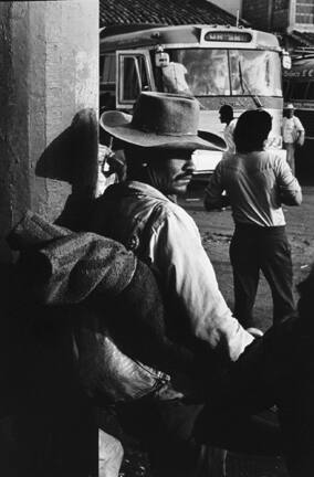 Bus Stop, Tehuantepec, Oaxaca, from the portfolio "Danny Lyon"