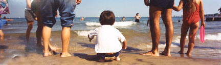 Oak Street Beach, Chicago, from Changing Chicago