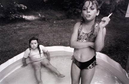 Amanda and her Cousin Amy, Valdene, North Carolina