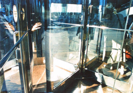 Revolving Door with Hand, from Changing Chicago