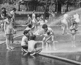 Street Shower w/Broken Hose, Mullaly Park, S. Bronx