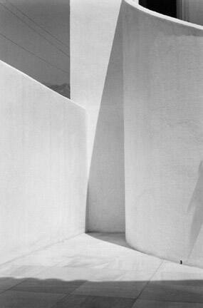 White Courtyard With Shadows, Spain, from the "Eva Rubinstein" Portfolio