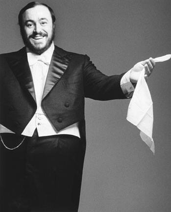 Luciano Pavarotti,  from "Song", Francesco Scavullo: A Photographic Retrospective