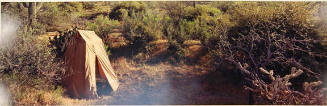 Special Purpose Tent on Superstition Mountain Wilderness Area