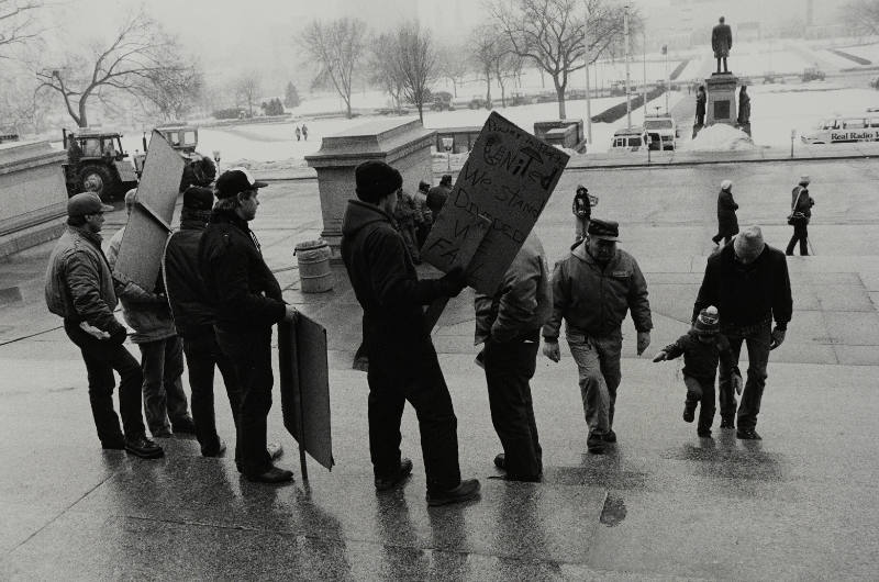 Farmer's Rally, State Capital, St. Paul, Minnesota, from the "Farm Families" project