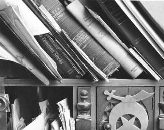 Detail, Desk, Workshop, from the "Objects In My Father's Basement" series