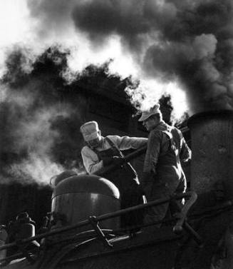 Sanding Locomotive, Denver and Rio Grande Western Railroad, Chama, New Mexico