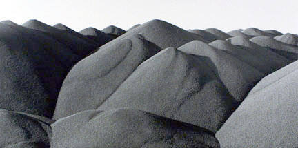 Piles of Taconite Pellets, Burlington Northern Railway Yards, Superior, Wisconsin