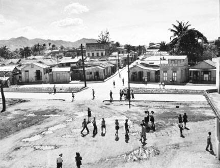 Children in Schoolyard, Puerto Rico