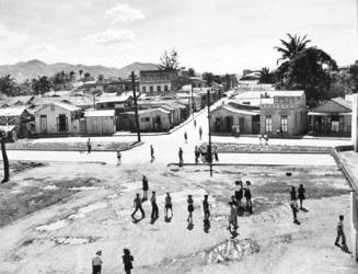 Children in Schoolyard, Puerto Rico