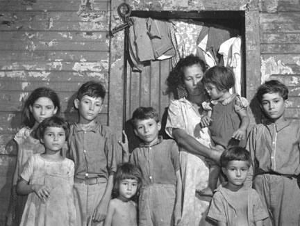 Family of Farm Laborer in Barceloneta, P.R.