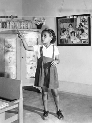 Mathematics class at an elementary school in P.R.