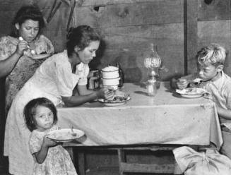 Supper at the home of farm laborer, Lajas, P.R.