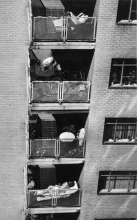 Untitled (four balconies)