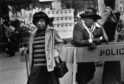 Two Women At A Parade, from the "Harlem, USA" portfolio