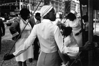 At A Tent Revival Meeting, from the "Harlem, USA" portfolio