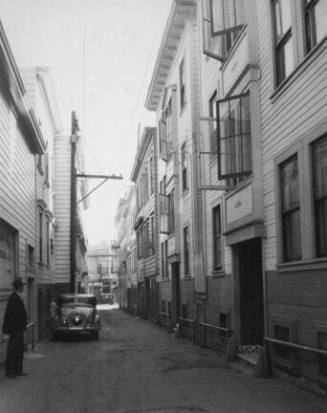 Card Alley, North Bean District, San Francisco, February