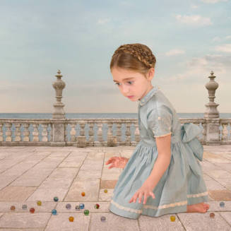 Girl With Marbles