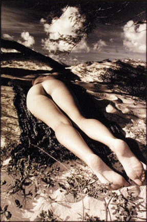 Untitled (nude w/ landscape)