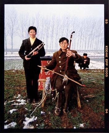 Zhang Xiaochun (right) Age 50, from the "Ma Jie" series