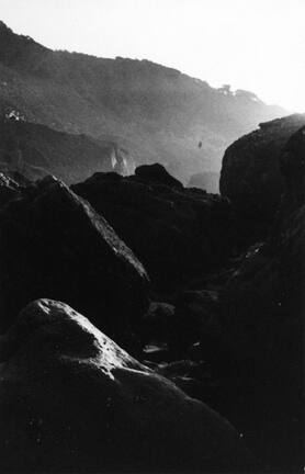 Through Rocks (Postcard folio of San Francisco)